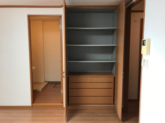 サニープレイスＡの収納|小物もスッキリ収納