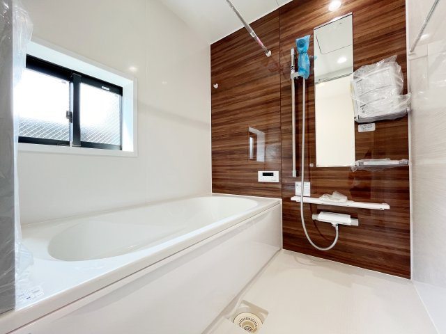 『八王子市新築戸建て』八王子市平岡町1-2【仲介手数料無料】　３期の浴室|～仲介手数料無料☆八王子ひなた不動産～　八王子市平岡町　新築戸建て