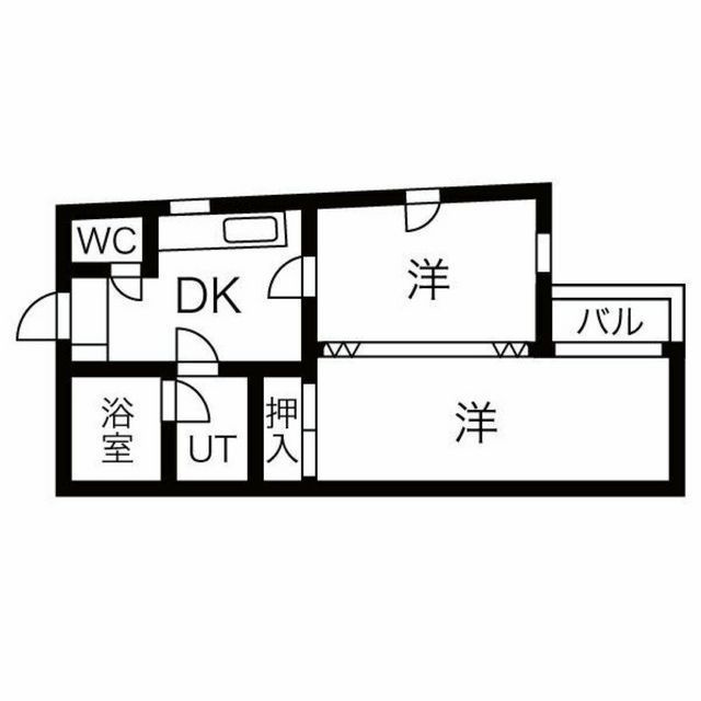 岐阜市神室町３丁目のアパートの間取り