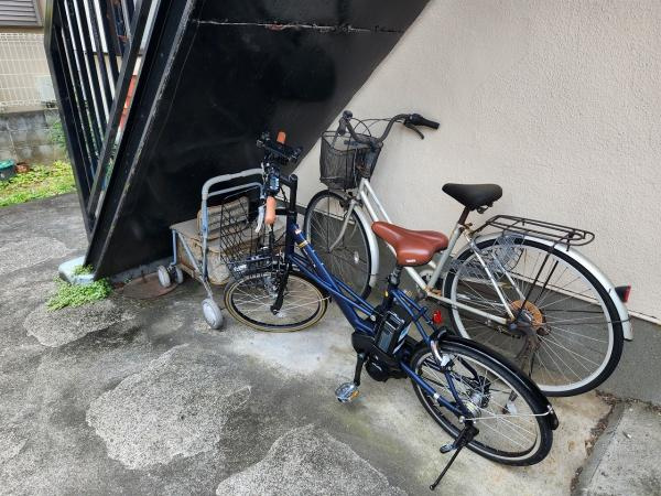 世田谷区上馬５丁目のアパートの駐車場|駐輪スペース