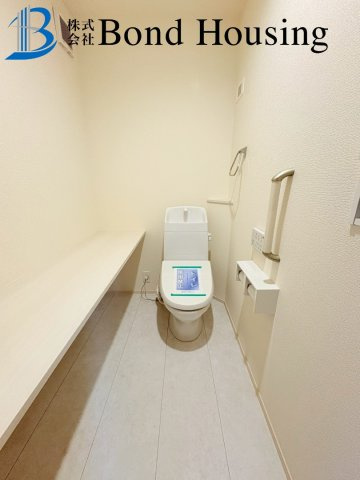 西明石駅まで徒歩14分　北王子町　新築戸建のトイレ