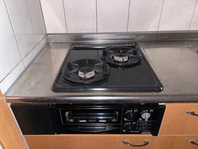 【キッチン】 | エスティール | 2口コンロ