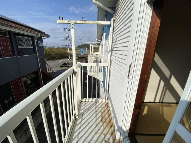 ブルークレールのバルコニー