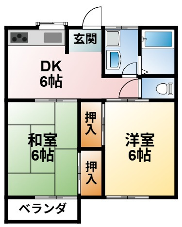 ブルークレールの間取り