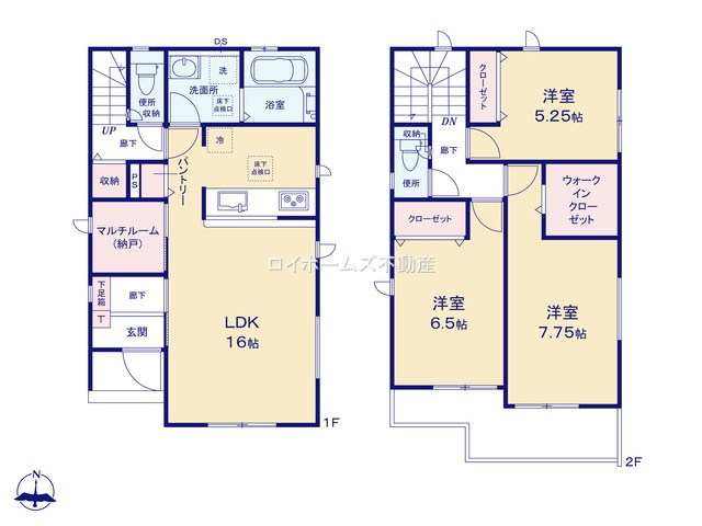 【間取り】 | 名古屋市西区野南町56-1『仲介料無料』新築戸建て | 2号棟
