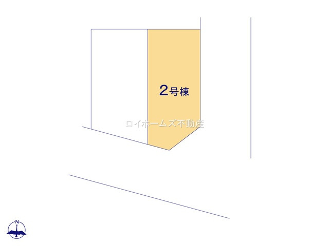 【区画図】 | 名古屋市西区野南町56-1『仲介料無料』新築戸建て | 2号棟