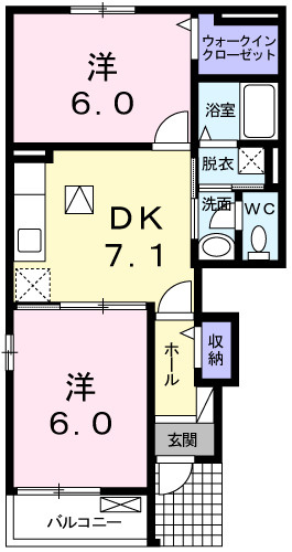 ヴァーサリーノの間取り