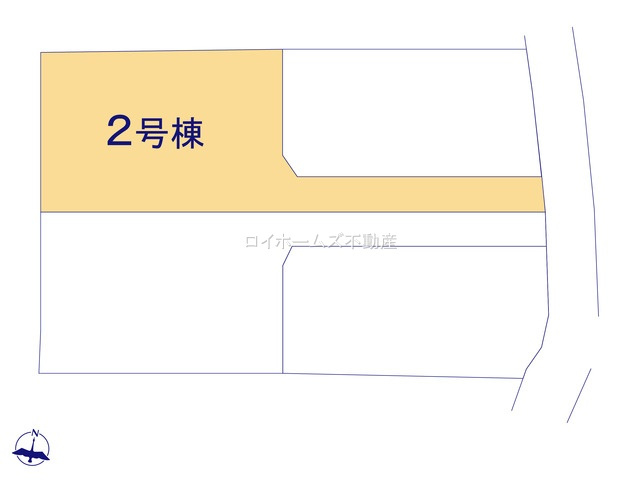 【区画図】 | 江南市河野町河野26『仲介料無料』新築戸建て | 2号棟
