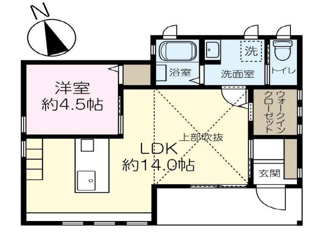 【中古戸建】児玉郡美里町木部の間取り|■間取り図｜敷地面積：174.93（約52.91坪）　建物面積：43.88（約13.27坪）