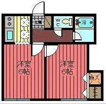 川口市西川口１丁目のアパートの間取り