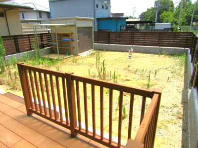 【庭】 | 【住友林業施工】甲斐市西八幡 | お庭が付いています