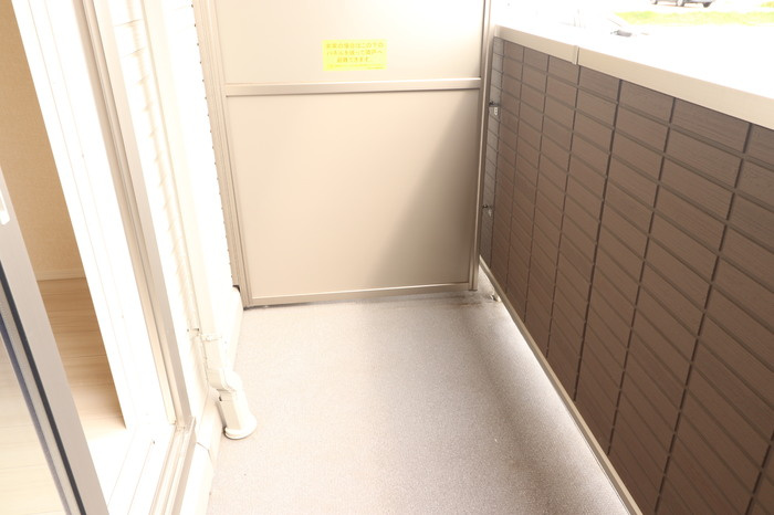 D-room姉体Ⅱのバルコニー