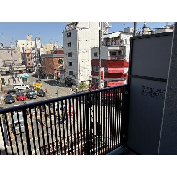 アルティザ姫路のバルコニー
