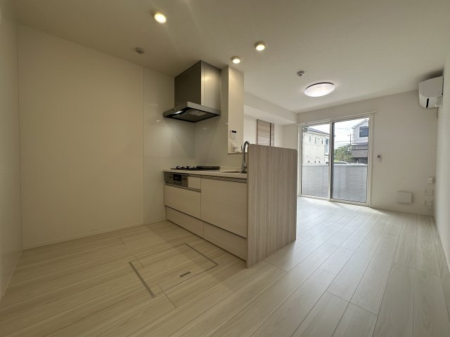 川崎市多摩区中野島２丁目のアパートの居間・リビング