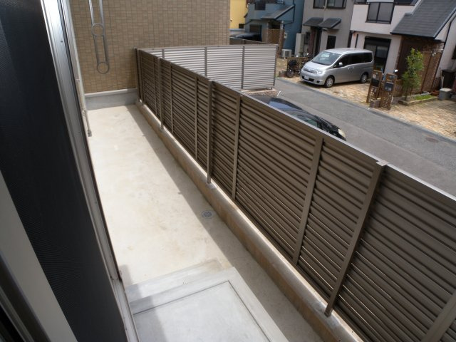 神戸6番館のバルコニー