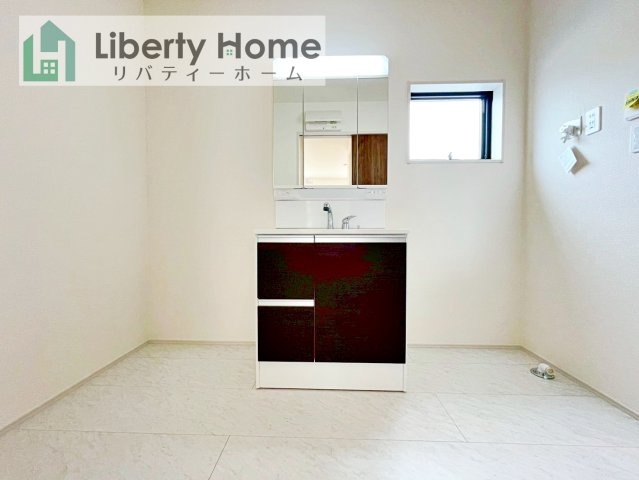 第1常総市向石下　新築戸建　1号棟の脱衣所