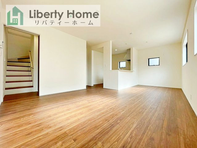 第1常総市向石下　新築戸建　1号棟の居間・リビング