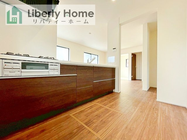 第1常総市向石下　新築戸建　1号棟のキッチン