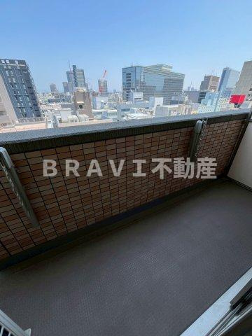 グランシス天満橋　BRAVI不動産のバルコニー|【グランシス天満橋】バルコニー付きです