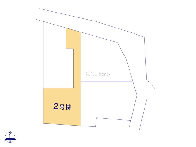 第1常総市向石下　新築戸建　2号棟の区画図