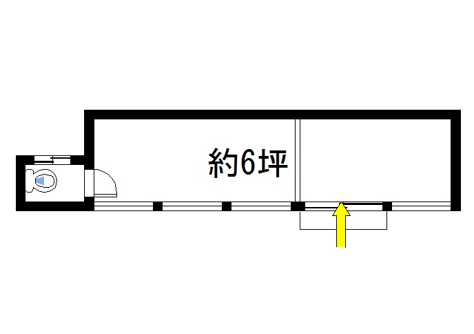 学園大和町　店舗の間取り