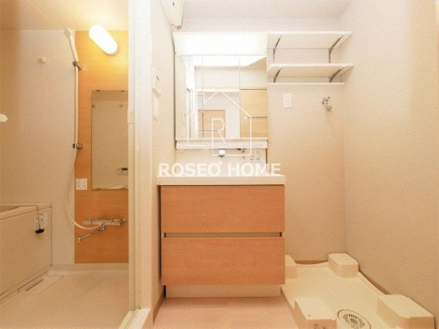 ネットフローラ立売堀の洗面所