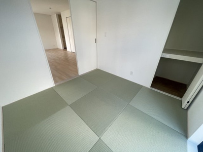 【和室】 | 金武町屋嘉　第2（全2棟）ラスト2号棟 | 2号棟　洋風和室4.5帖＋収納付き♪