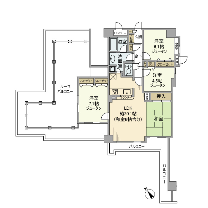 セレナハイム八千代中央の間取り