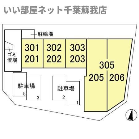 ヴィルポート21の区画図
