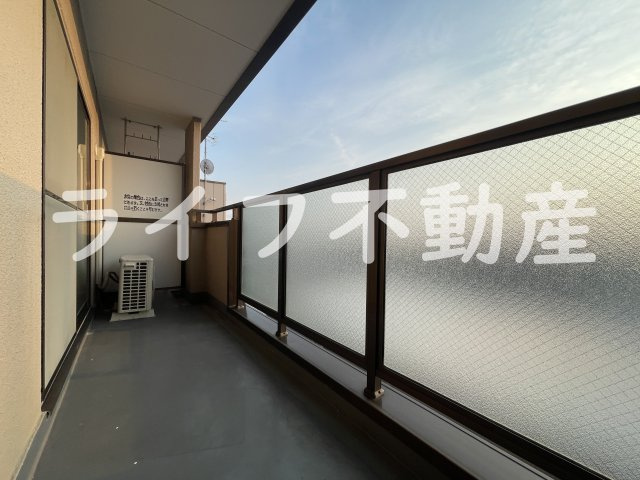 ディグナーザのバルコニー|陽当たり良好なバルコニーです