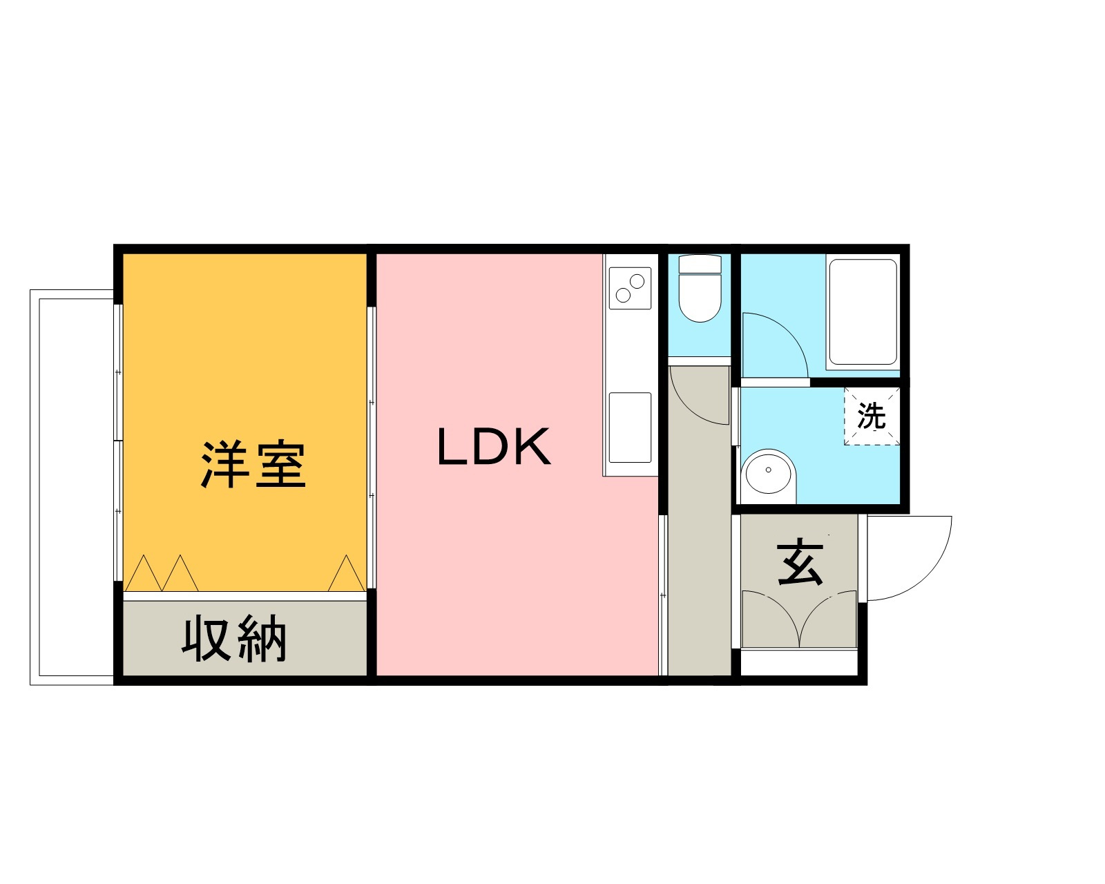 ブルーナ田園の間取り