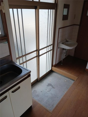 辻子マンションの玄関