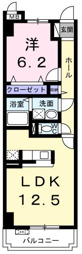 マウントック・フォルテの間取り|※間取りが現況と異なる場合は現況を優先します※