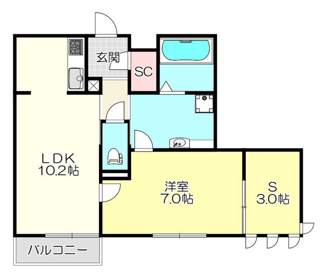 【間取り】 | LARGOEBISU