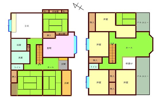 【間取り】 | 熊谷市久下　中古住宅  