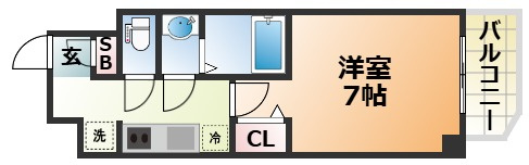 レシオス神戸元町の間取り