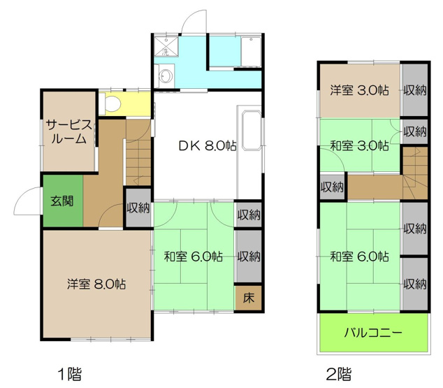 【間取り】 | 高知市朝倉丙