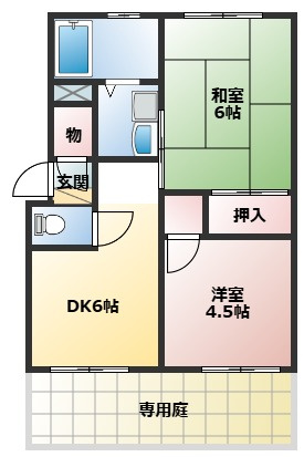 サンライフ岡山B棟の間取り
