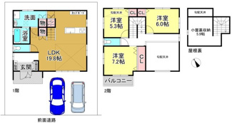 【間取り】 | 大津市坂本2丁目19　中古戸建