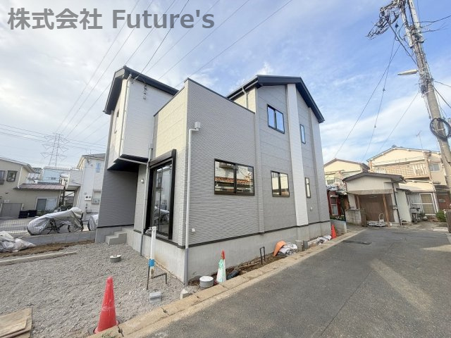 三郷市戸ケ崎3丁目　新築戸建　全1棟の外観|現地の写真になります。