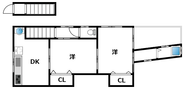 ビーコート青谷の間取り