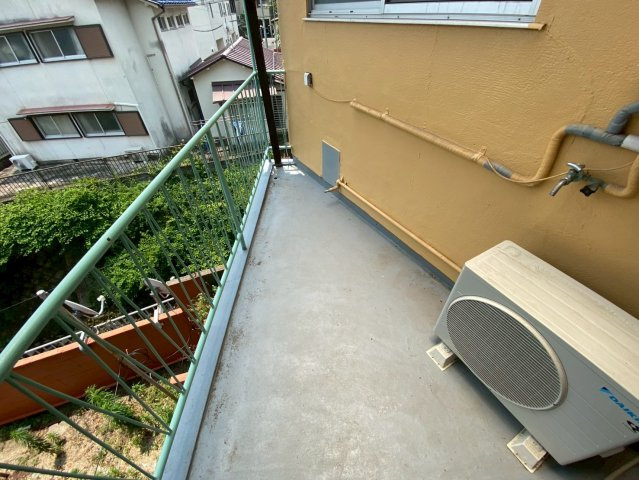 ビーコート青谷のバルコニー