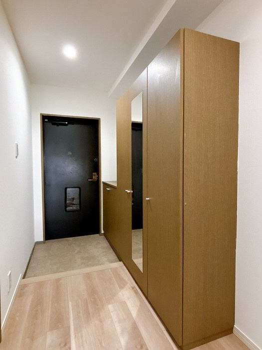 サンハイツ水源の玄関