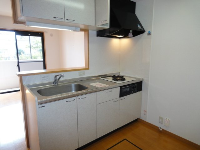 熊本市南区近見６丁目の賃貸マンションのキッチン