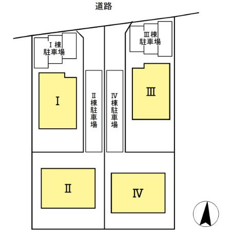 Casa Excelente Ⅳ棟の区画図