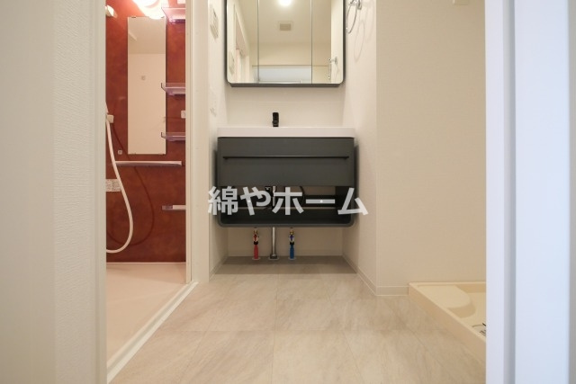 セレニテ難波ミラク壱番館 の独立洗面台|朝の身支度には欠かせない独立洗面化粧台