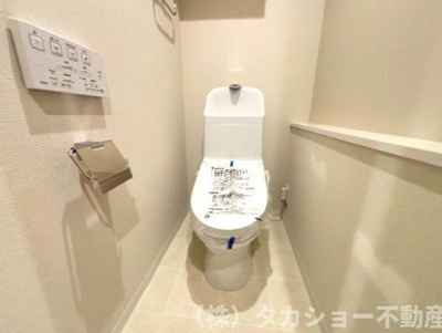 【トイレ】 | ザ・レジデンス稲毛台ミッドコートイースト | 落ち着いたトイレです