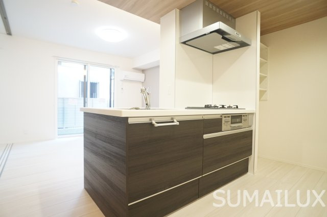 熊本市南区御幸笛田１丁目のアパートのキッチン