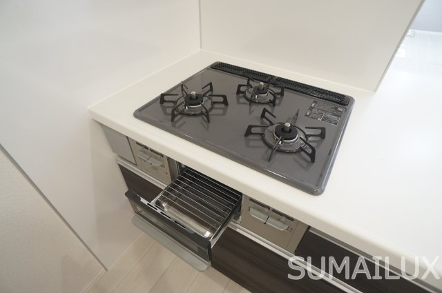 熊本市南区御幸笛田１丁目のアパートのキッチン