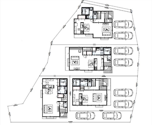 敷地面積４５坪　ウリチ　川越市南大塚一丁目 の土地図＋建物プラン例|建物プラン例